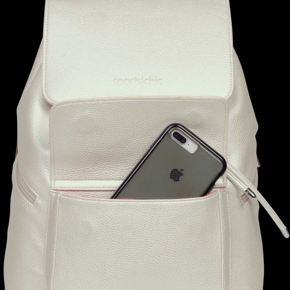 Sold: eBay 4/27-SportsChic Women's Drawstring Laptop Backpack/Tennis Bag - Vegan